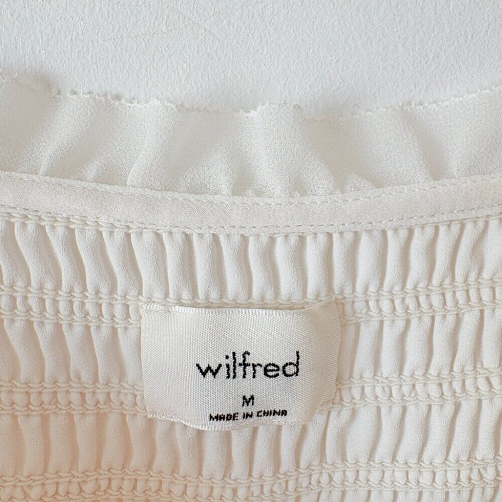 Aritzia White Ruffle-Trim Mini Dress - Picture 8 of 8